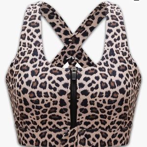 Cheetah Print Sports Bra